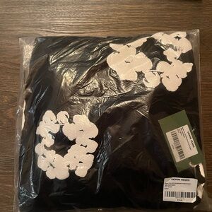 Denim Tears Cotton Wreath Hoodie Black Size M Sealed Bag~Brand New